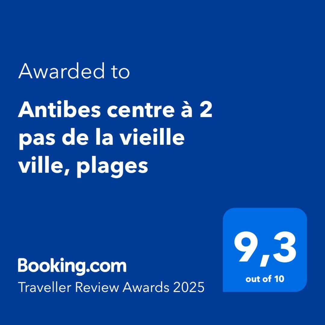 Antibes Centre A 2 Pas De La Vieille Ville, Plages Esterno foto